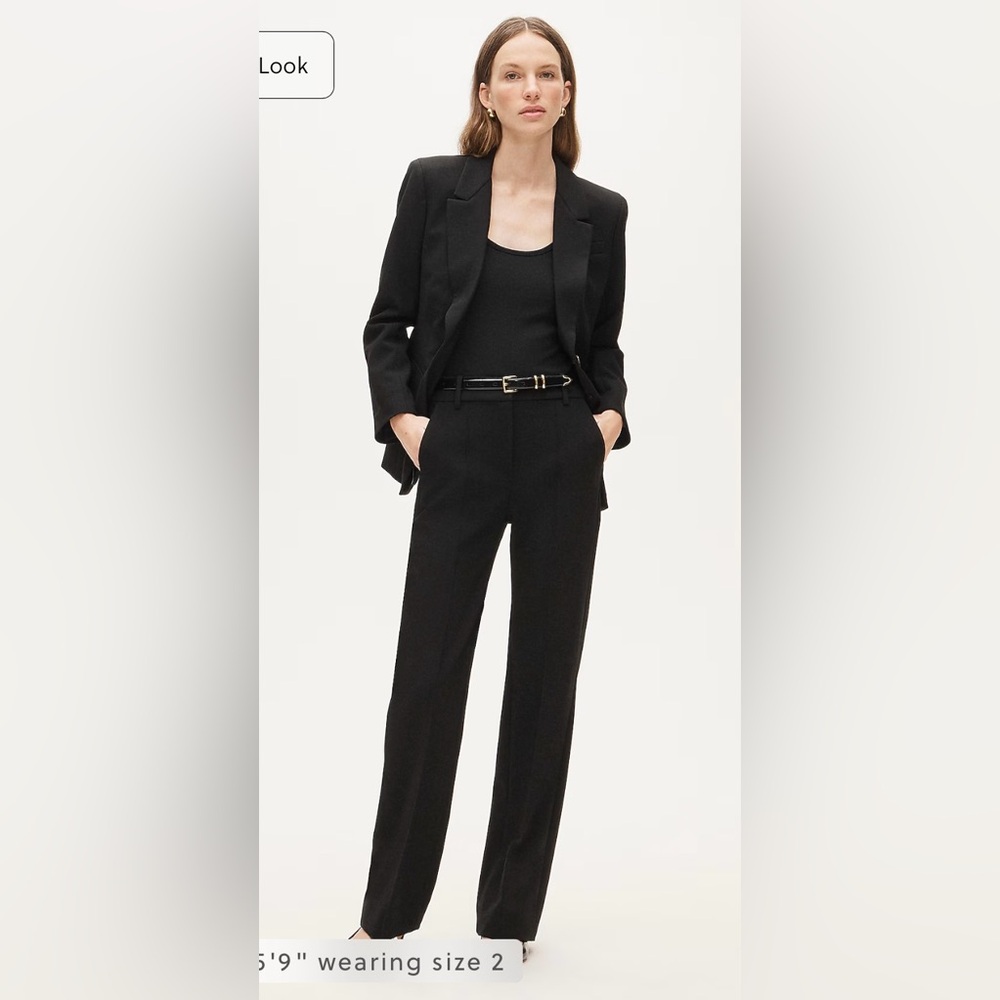 NWT J.Crew | Natalia pant in four-season stretch | Black | Size 8